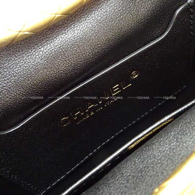 2024 AW New CHANEL Clutch bag Coco mark Matelasse Chain Noir (Black) Lambskin Mat Gold HW AS5038[BRAND NEW][Authentic]