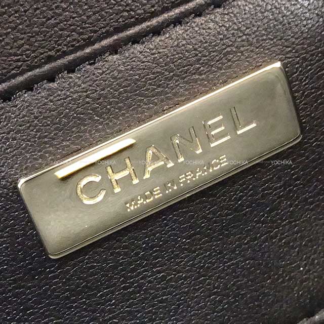 CHANEL Shoulder bag Coco mark Matelasse Camera bag with Mirror Noir (Black) Lambskin Champagne Gold HW AS4817[BRAND NEW][Authentic]