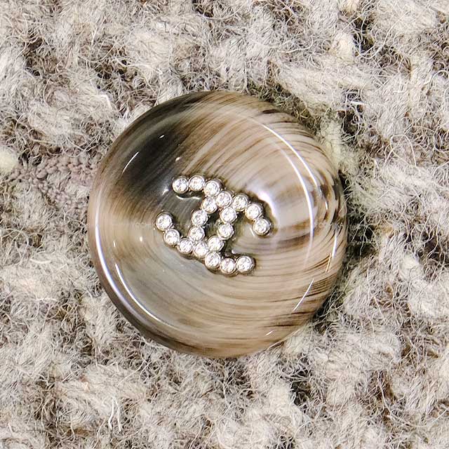 2024 NEW Mediatore Collection CHANEL Tweed Jacket collared Greige Wool P77709V6507[BRAND NEW][Authentic]