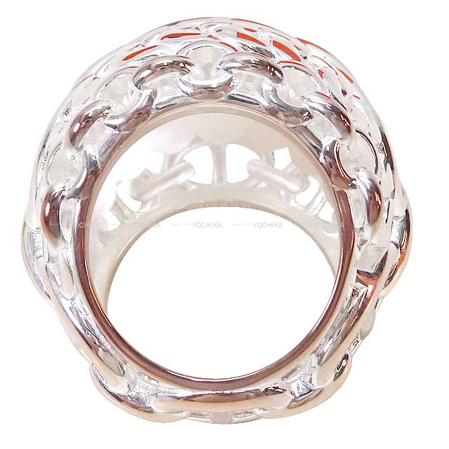 HERMES ring Chaine D'ancre Multichain TGM #52 Silver925[BRAND NEW][Authentic]