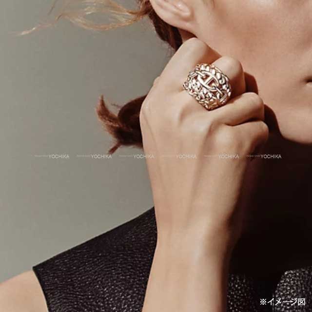 HERMES ring Chaine D'ancre Multichain TGM Silver Silver925 (SV925 Ag925) #52[BRAND NEW][Authentic]