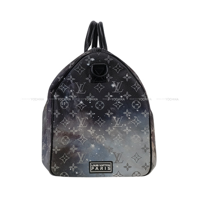 [Pre-loved] LOUIS VUITTON Boston bag Keepall Bandouliere 50 Multicolor Monogram Galaxy Black HW M44166[LIKE NEW][Authentic]