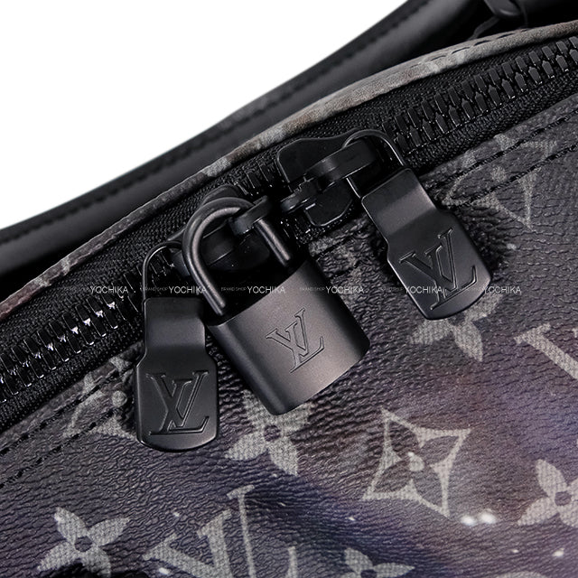 [Pre-loved] LOUIS VUITTON Boston bag Keepall Bandouliere 50 Multicolor Monogram Galaxy Black HW M44166[LIKE NEW][Authentic]