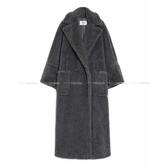 2024AW NEW maxsix Cadiak Teddy Bear Over size  Coat Avio(Grey) Alpaca/Wool/Silk XS CA12177[EXCELLENT][Authentic]