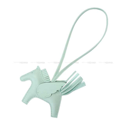 HERMES bag charm Rodeo Pegasus PM Vert Peppermint Agneau Milo/Veau Swift Stamp W[BRAND NEW][Authentic]