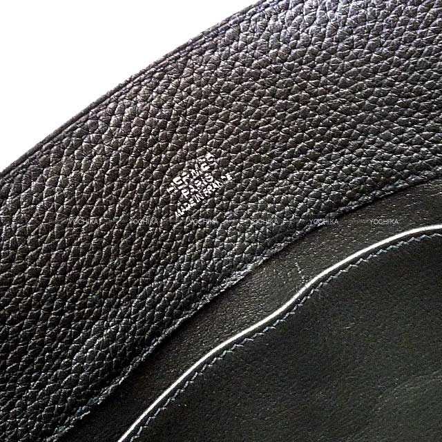 [Pre-loved] HERMES Shoulder bag So Kelly 26 Touch Plomb/Ebene Taurillon Clemence/Veau Barenia Silver HW Stamp T[LIKE NEW][Authentic]