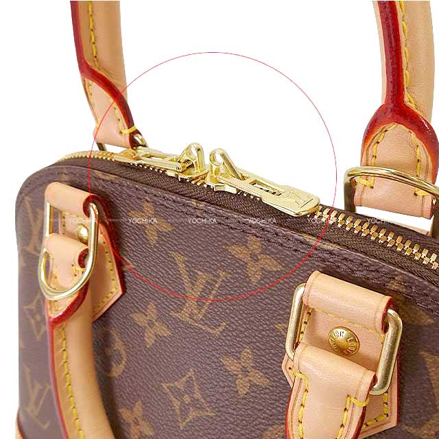 [Pre-loved] LURECONSCIOUS Shoulder bag ALMA BB 2way Monogram Canvas Gold HW M46990[LIKE NEW][Authentic]