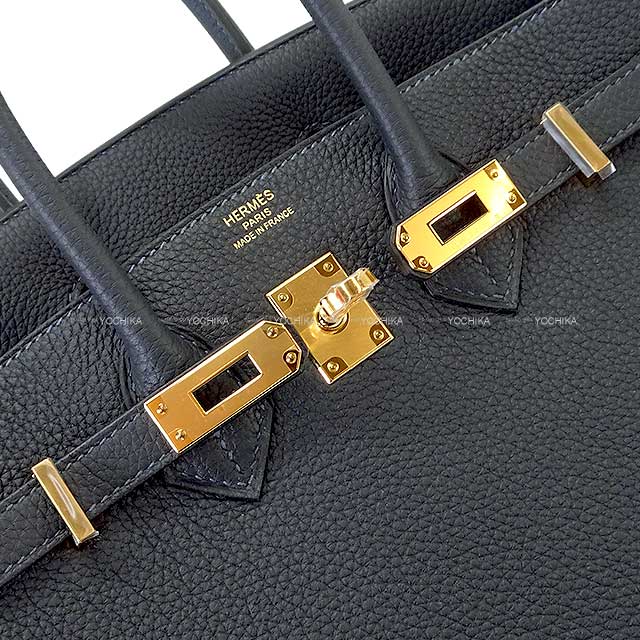 HERMES Handbag Birkin25 Caban Veau Togo Gold HW Stamp W[BRAND NEW][Authentic]