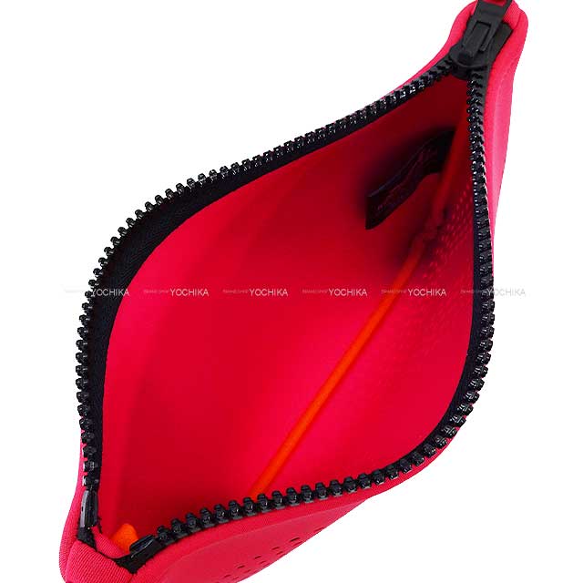 HERMES Pouch Neo Bain Zen Au Soleil Polyamide80%/Elasthane20% Black HW[BRAND NEW][Authentic]