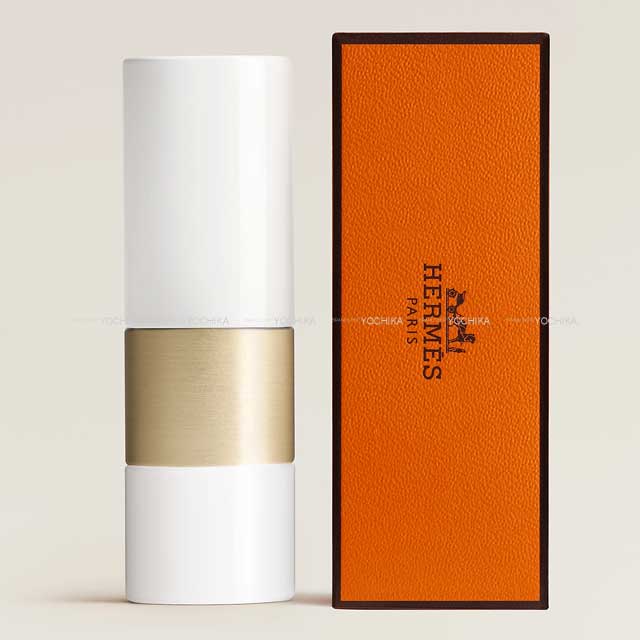 2024 Limited Xmas HERMES cosmetics Rouge HERMES Lorange En Fetes Baume Du Soin Pour Les LELRES LIP CARE BALM[BRAND NEW][Authentic]