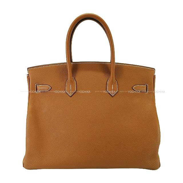 [Pre-loved] HERMES Handbag Birkin35 Gold Veau Togo Gold HW Stamp Y[USED SA][Authentic]