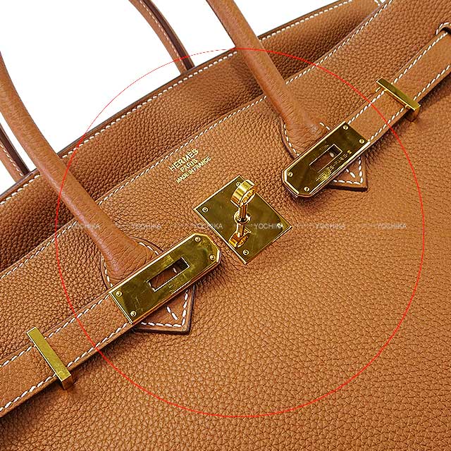 [Pre-loved] HERMES Handbag Birkin35 Gold Veau Togo Gold HW Stamp Y[USED SA][Authentic]