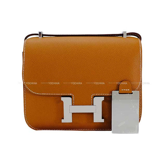 HERMES Shoulder bag Constance 3 18 Miroir Gold Ever Grain Silver HW Stamp W[BRAND NEW][Authentic]