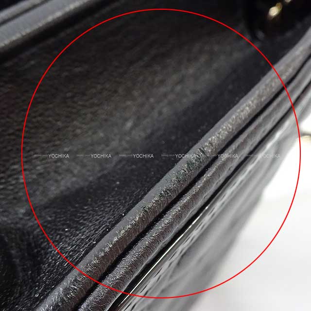 [Pre-loved] CHANEL Shoulder bag Phone Case Matelasse COCO Mark Flap Chain Noir (Black) Lambskin Champagne Gold HW AP3559[LIKE NEW][Authentic]