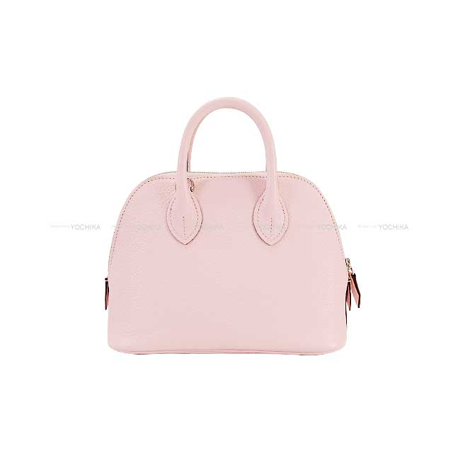 HERMES Shoulder bag Bolide 1923 20 mini Rose Darling Chevre Myzore Silver HW Stamp W[BRAND NEW][Authentic]