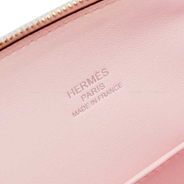 HERMES Shoulder bag Bolide 1923 20 mini Rose Darling Chevre Myzore Silver HW Stamp W[BRAND NEW][Authentic]