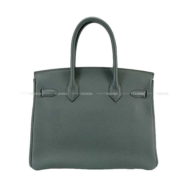 HERMES Handbag Birkin30 Bleu Orage Veau Togo Silver HW Stamp Z[EXCELLENT][Authentic]