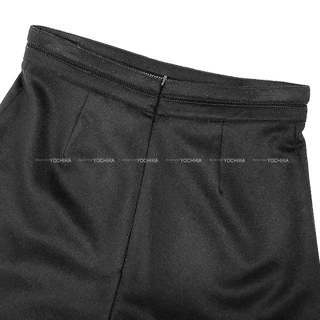 2024 AW NEW MAX MARA Short pants crochet line adagio Noir (Black) Polyester 36[BRAND NEW][Authentic]