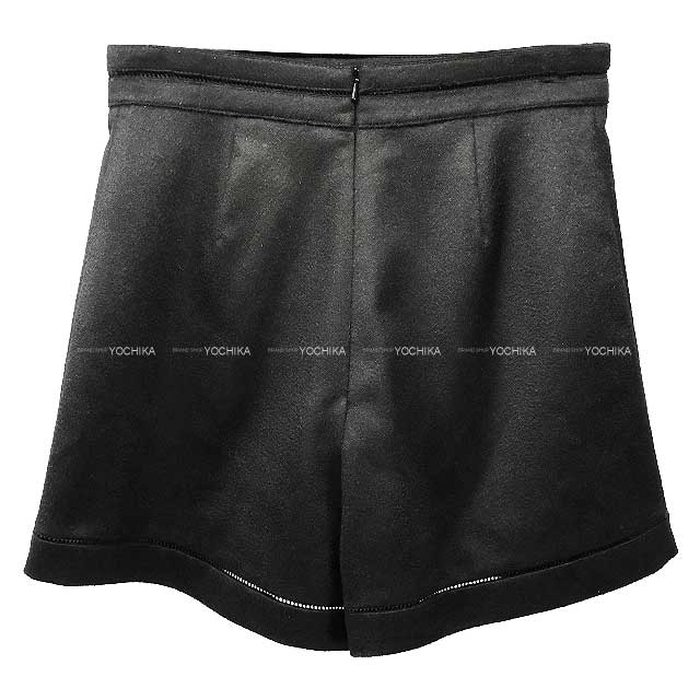 2024 AW NEW MAX MARA Short pants crochet line adagio Noir (Black) Polyester 36[BRAND NEW][Authentic]