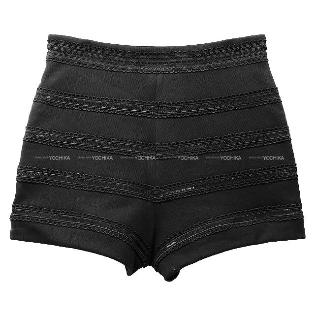 2024 SS NEW CHANEL Short pants Ladies COCO Beach Collection crochet Noir (Black) Cotton 34 P76204[BRAND NEW][Authentic]