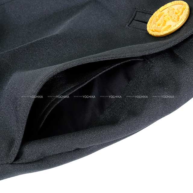 2023SS LOUIS VUITTON Pants Ladies dressy anchor button Noir (Black) Polyester 34 1ABEA0[EXCELLENT][Authentic]