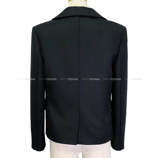 2023SS LOUIS VUITTON Ladies Oversize Jacket Anchor Button Noir (Black) Polyester 34 1ABE9S[EXCELLENT][Authentic]