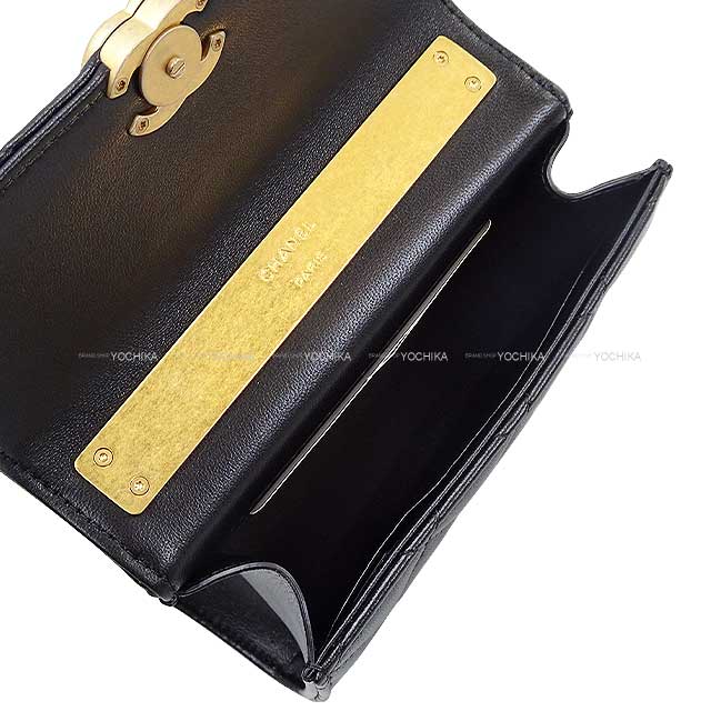 CHANEL Shoulder bag Matelasse Top Handle Chain Coco mark Noir (Black) Lambskin Antique Gold HW AP2945[EXCELLENT][Authentic]
