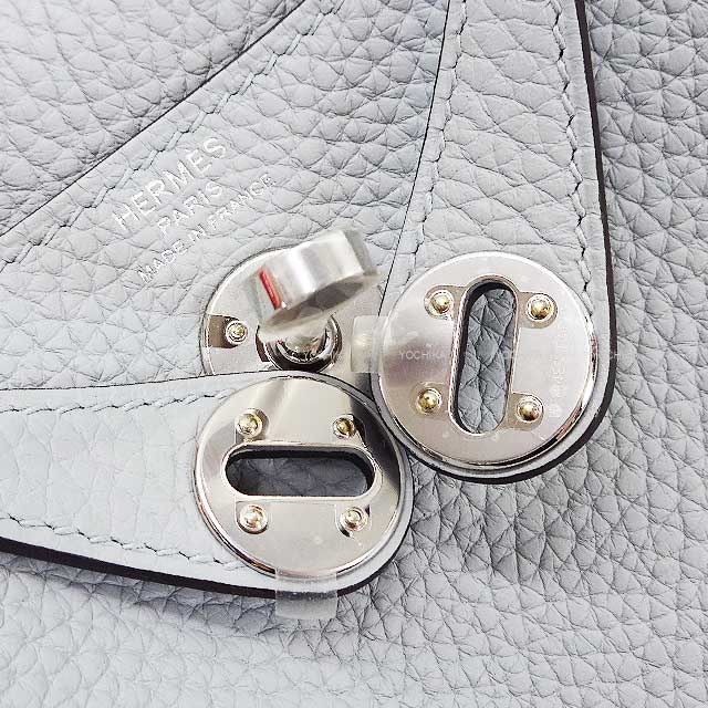 HERMES Shoulder bag Lindy mini 20 Bleu Glacier Taurillon Clemence Silver HW Stamp W[BRAND NEW][Authentic]