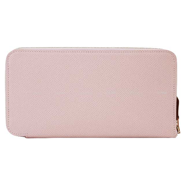 HERMES long wallet Azap Silk in MERVEILLEUSES LANTERNES Mauve Pale Veau Epsom/Veau Barenia/Silk100% Silver HW Stamp W[BRAND NEW][Authentic]