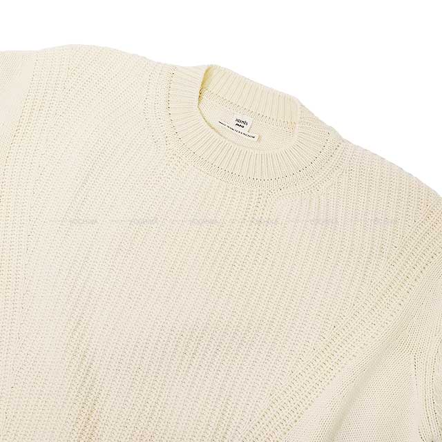 2024 SS HERMES Knit Crew-neck Long sleeve Circle tag 36 Silver HW[EXCELLENT][Authentic]