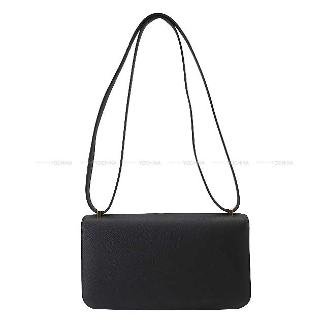 HERMES Shoulder bag Constance Elan Miroir Noir (Black) Veau Epsom Gold HW Stamp W[BRAND NEW][Authentic]