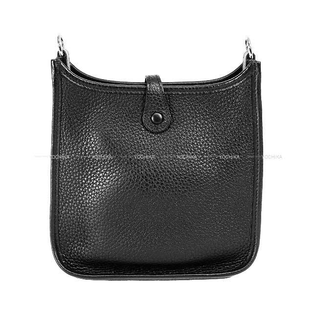 [Pre-loved] HERMES Shoulder bag Evelyne 16 TPM Noir (Black) Taurillon Leather Silver HW Stamp Y[LIKE NEW][Authentic]