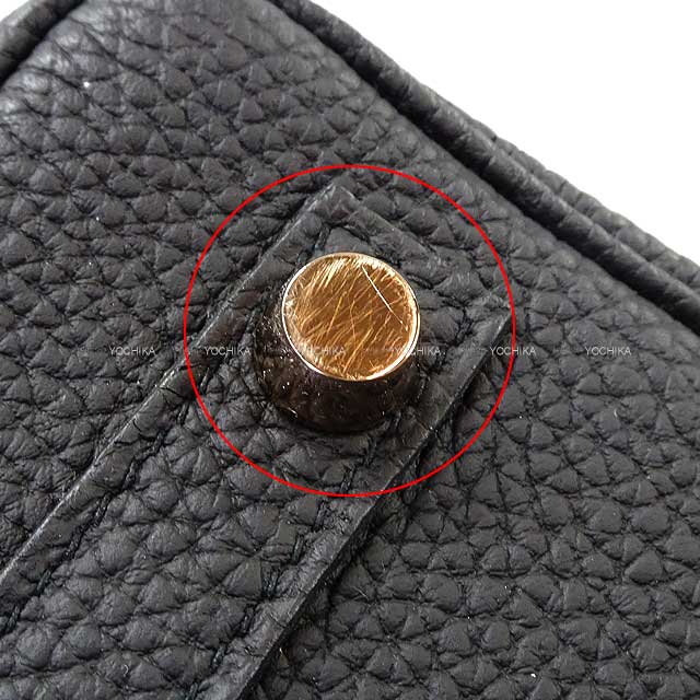 [Pre-loved] HERMES Handbag Birkin25 Noir (Black) Veau Togo Rose Gold HW Stamp Y[LIKE NEW][Authentic]