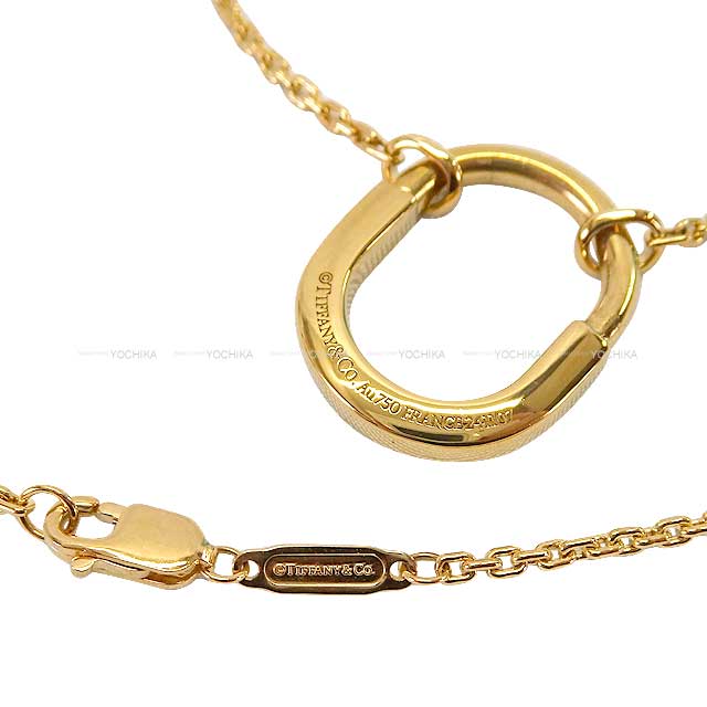 [Pre-loved] TIFFANY&Co. necklace Lock pendant small Gold HW[LIKE NEW][Authentic]