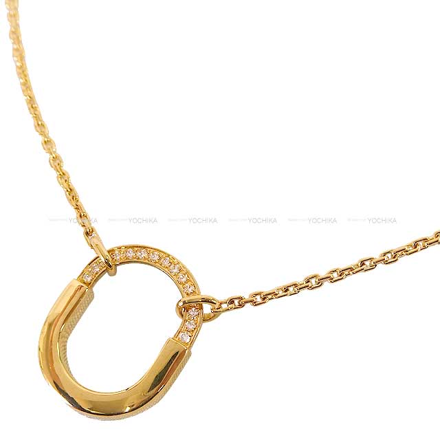 [Pre-loved] TIFFANY&Co. necklace Lock pendant small Gold HW[LIKE NEW][Authentic]