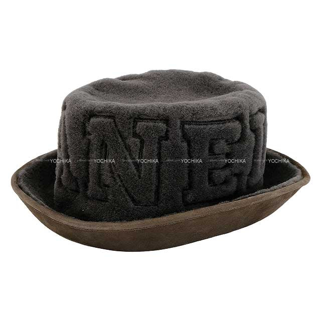 2024 AW Limited New CHANEL hat Coconeige Logo Bucket Grey  AAA433[BRAND NEW][Authentic]