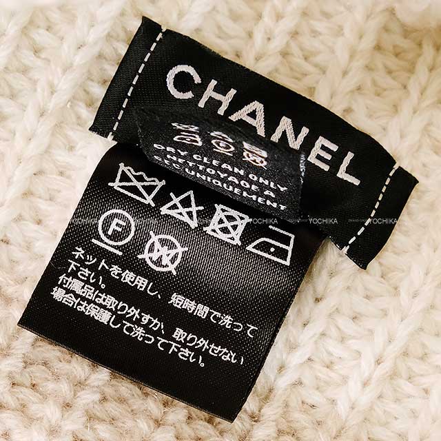 2024 AW New CHANEL Knit cap Coco mark Beige Cashmere[BRAND NEW][Authentic]