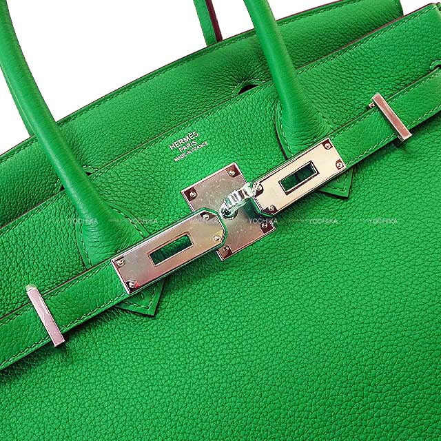 HERMES Handbag Birkin30 Bambou Veau Togo Silver HW Stamp W[BRAND NEW][Authentic]