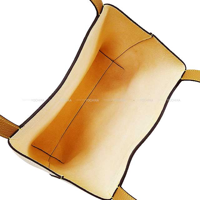 HERMES tote bag Cabasellier 31 Verso Bicolor Nata/Chai Epsom Souple Stamp U[EXCELLENT][Authentic]