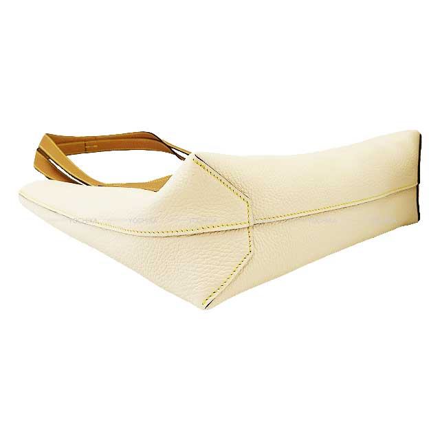 HERMES tote bag Cabasellier 31 Verso Bicolor Nata/Chai Epsom Souple Stamp U[EXCELLENT][Authentic]