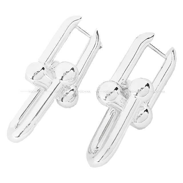 TIFFANY&Co. pierced earring Hardware large link Silver Silver925 (SV925 Ag925) 68533694[EXCELLENT][Authentic]