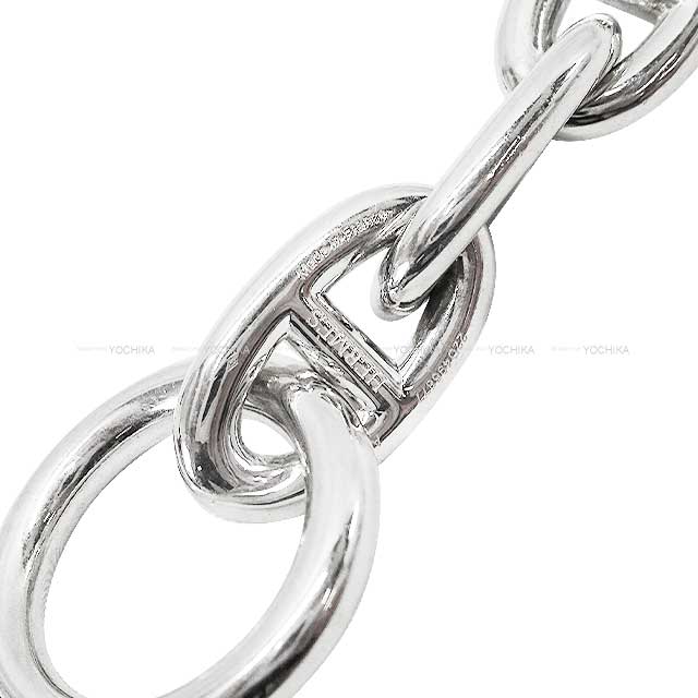 HERMES bracelet Chaine D'ancre GM 14 Links Silver925[ALMOST NEW][Authentic]