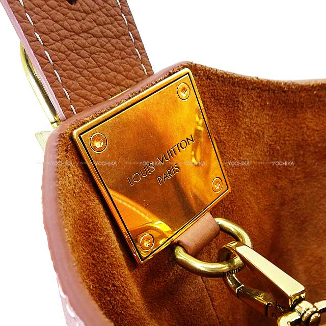 2024 NEW LOUIS VUITTON Shoulder bag Low Key HOBO MM Cognac Graind Calf(Caviarskin) Gold HW M24974[EXCELLENT][Authentic]