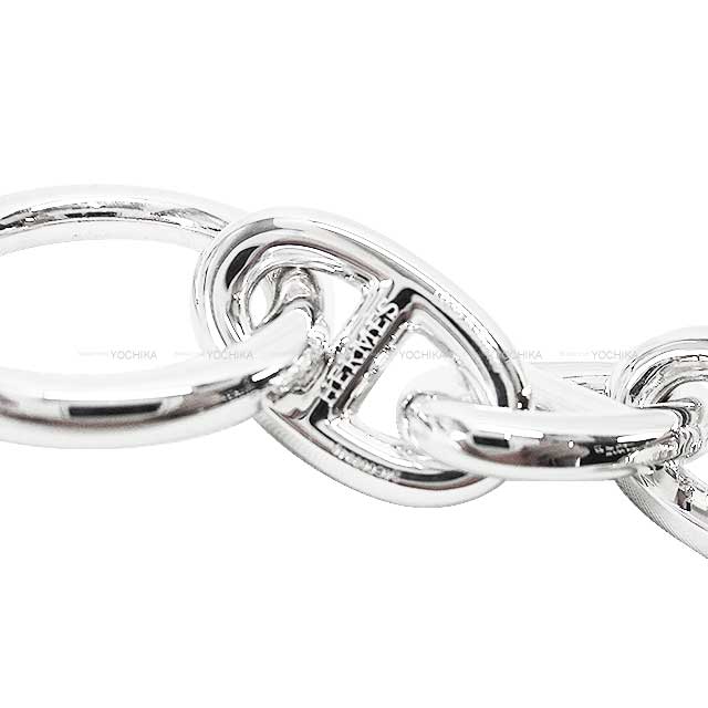 HERMES bracelet Chaine D'ancre MM 16 Links Silver925[EXCELLENT][Authentic]