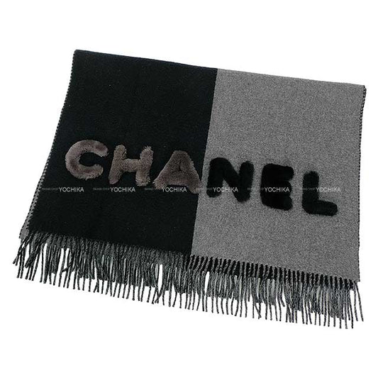 2024AW CHANEL Stall COCO NEIGE CC Bicolor  Noir (Black)/Grey Cashmere/ AA9426[EXCELLENT][Authentic]