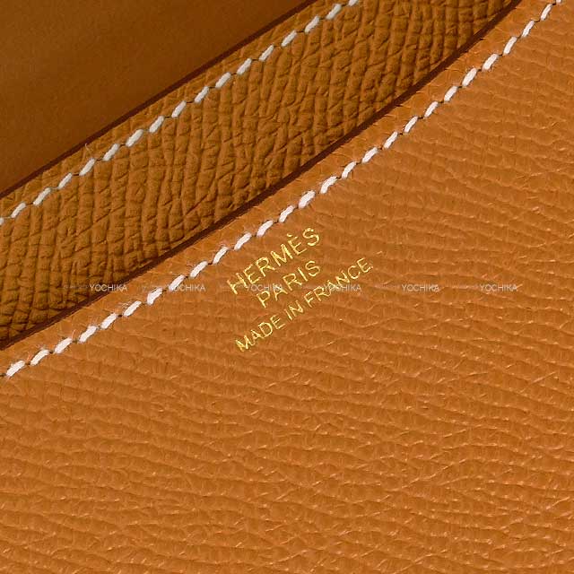 HERMES Shoulder bag Constance 3 18 Miroir Gold Veau Epsom Rose Gold HW Stamp W[BRAND NEW][Authentic]