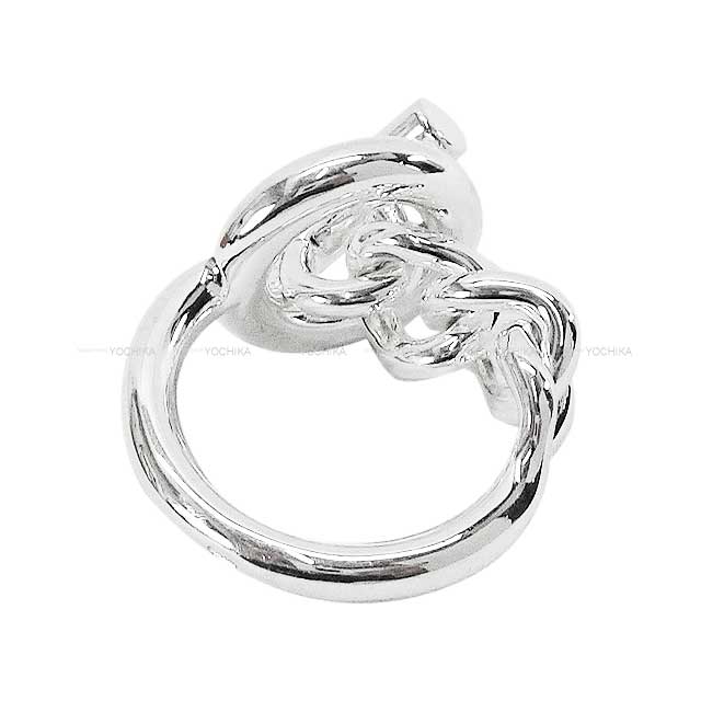 [Pre-loved] HERMES ring CroisetteGM #59 Silver Silver925 (SV925 Ag925) #59[LIKE NEW][Authentic]