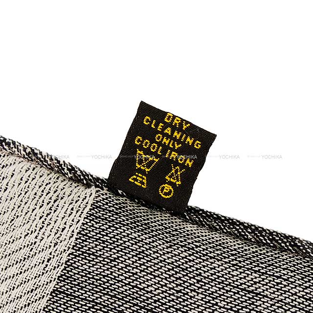 CHANEL Stall Tag Logo Large Dark Grey Virgin Wool[EXCELLENT][Authentic]