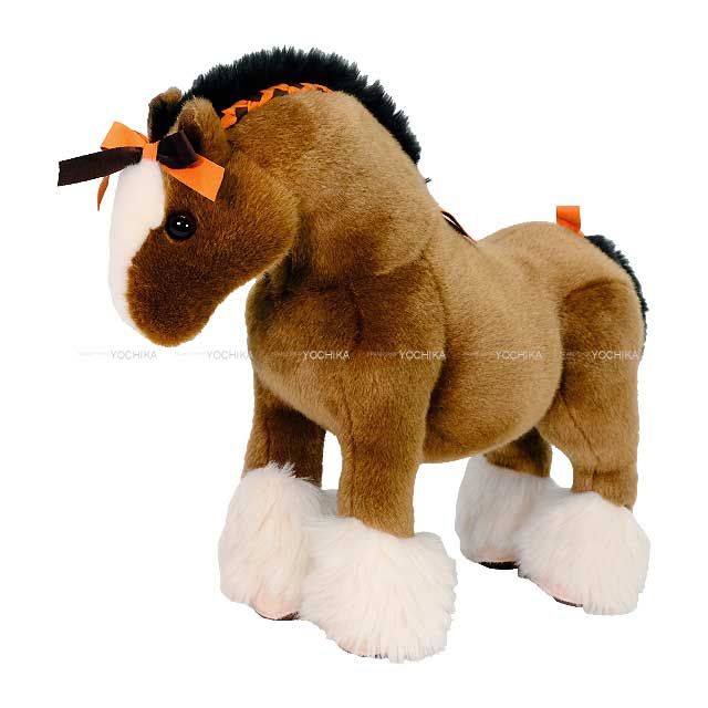 HERMES stuffed toy Hermy PM horse Natural acrylic/polyester[BRAND NEW][Authentic]