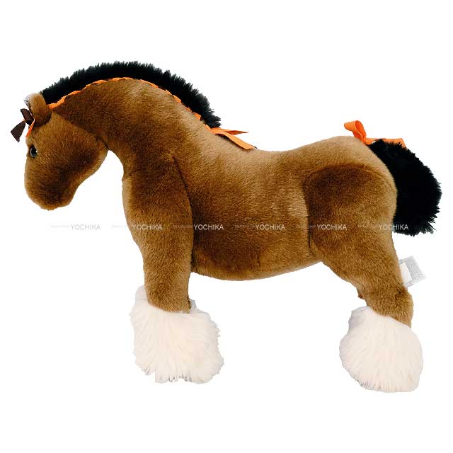 HERMES stuffed toy Hermy PM horse Natural acrylic/polyester[BRAND NEW][Authentic]